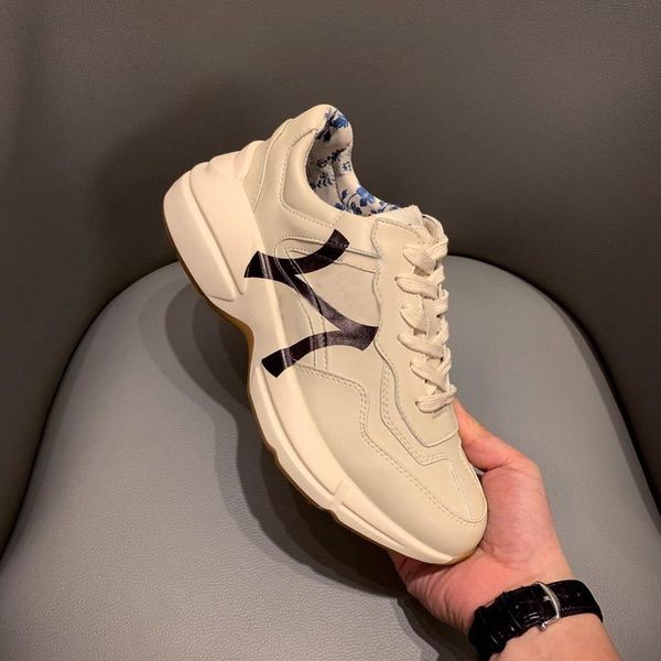 2022 rhyton casual shoes sneakers men women thick soled sneaker brand leather luxury designer chaussures comfortable casuals fashion white i, Black
2022 rhyton casual shoes sneakers men women thick soled sneaker brand leather luxury designer chaussures comfortable casuals fashion white i, Black