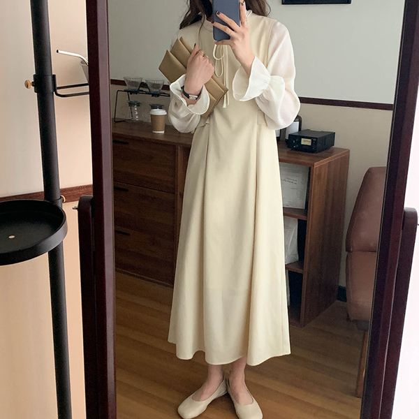 2colors summer long dress korean style soild color sleeveless vintage tank dress womens (x1772) 210423, Black;gray
2colors summer long dress korean style soild color sleeveless vintage tank dress womens (x1772) 210423, Black;gray