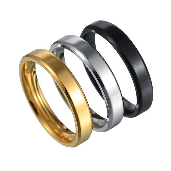 classic beveled smooth men rings width 4mm simple stainless steel finger for jewelry gift cluster, Golden;silver
classic beveled smooth men rings width 4mm simple stainless steel finger for jewelry gift cluster, Golden;silver
