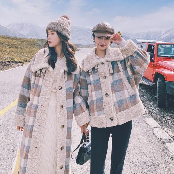 women's wool & blends autumn women fleece jackets faux fur outerwear female overcoat jacket winter long coat womens vintage fashion, Black
women's wool & blends autumn women fleece jackets faux fur outerwear female overcoat jacket winter long coat womens vintage fashion, Black