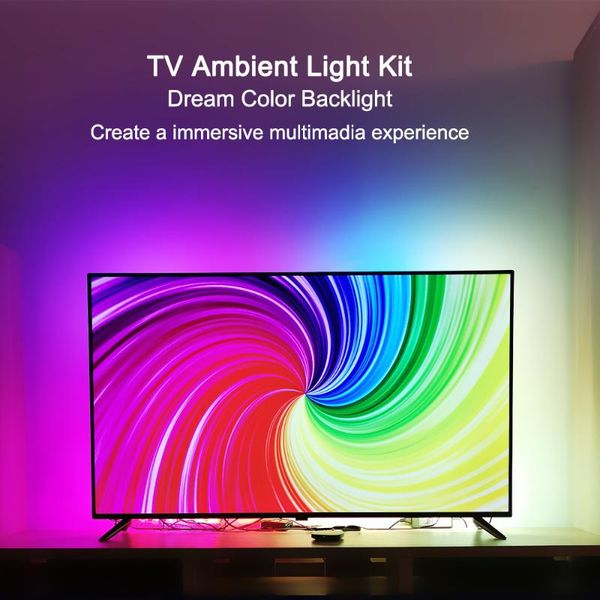 strips ambient tv kit for hdmi devices dream screen 4k hdtv computer backlight background lighting usb ws2812b led strip full set
strips ambient tv kit for hdmi devices dream screen 4k hdtv computer backlight background lighting usb ws2812b led strip full set