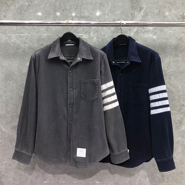 men's hoodies & sweatshirts fashion brand men's tb thom jacket, corduroy cardigan, round neck , casual loose stripe coat, autumn a, Black
men's hoodies & sweatshirts fashion brand men's tb thom jacket, corduroy cardigan, round neck , casual loose stripe coat, autumn a, Black