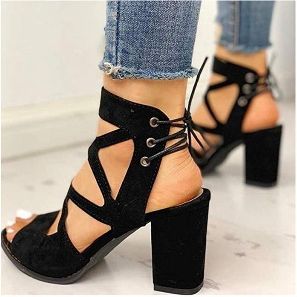 dress shoes nice women sandals summer ladies high square heels block cross bandage rome platform ankle strap, Black
dress shoes nice women sandals summer ladies high square heels block cross bandage rome platform ankle strap, Black