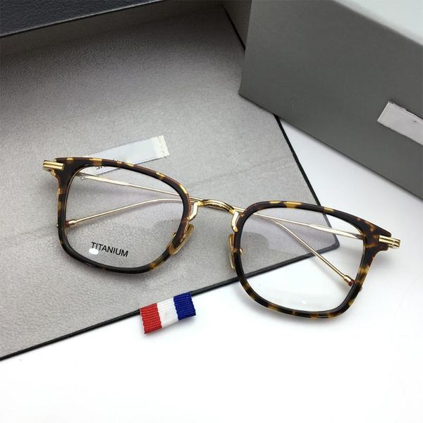fashion sunglasses frames thom titanium acetate glasses frame men and women retro square eyeglasses, Black
fashion sunglasses frames thom titanium acetate glasses frame men and women retro square eyeglasses, Black
