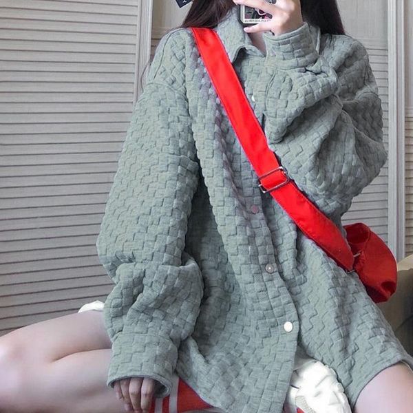 women's jackets 2021 autumn winter women fashion shirt coat thick soft woman jacket button female clothes casual long sleeve cardigan, Black;brown
women's jackets 2021 autumn winter women fashion shirt coat thick soft woman jacket button female clothes casual long sleeve cardigan, Black;brown