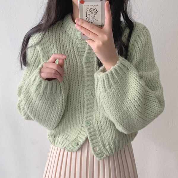 women's knits & tees korean style knitted sweater cardigan women autumn winter solid chic casual knit crop vintage long sleeve knitwea, White
women's knits & tees korean style knitted sweater cardigan women autumn winter solid chic casual knit crop vintage long sleeve knitwea, White