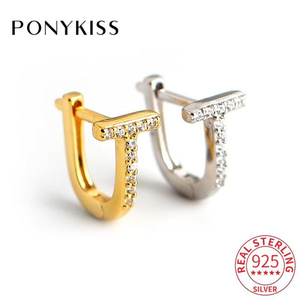 hoop & huggie ponykiss office 925 sterling silver t letter zircon earrings for women party fine jewelry exquisite chic accessory gift, Golden;silver
hoop & huggie ponykiss office 925 sterling silver t letter zircon earrings for women party fine jewelry exquisite chic accessory gift, Golden;silver