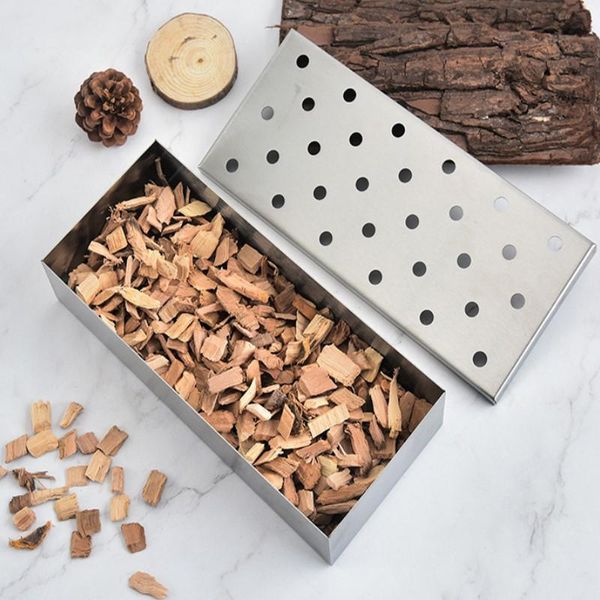 tools & accessories stainless steel smoking box barbecue spice wood chips bbq fruit outdoor camping kitchen
tools & accessories stainless steel smoking box barbecue spice wood chips bbq fruit outdoor camping kitchen