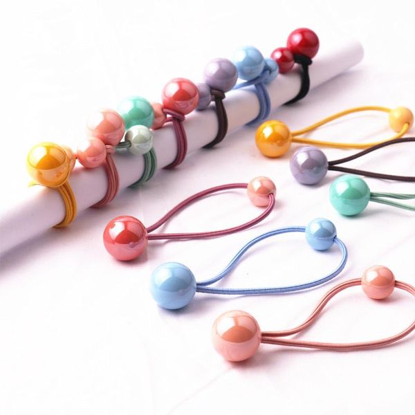 for girls round ball rubber unique candy color hair tie kids children adjustable rope elastic fashion band accessories, Slivery;white
for girls round ball rubber unique candy color hair tie kids children adjustable rope elastic fashion band accessories, Slivery;white