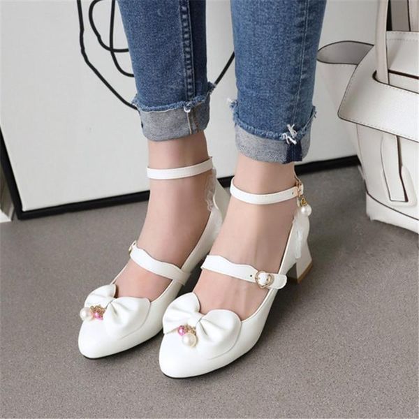 dress shoes pxelena plus size 34-43 women lolita mary janes princess dance party wedding pumps brides bowtie ruffles beads med heels, Black
dress shoes pxelena plus size 34-43 women lolita mary janes princess dance party wedding pumps brides bowtie ruffles beads med heels, Black