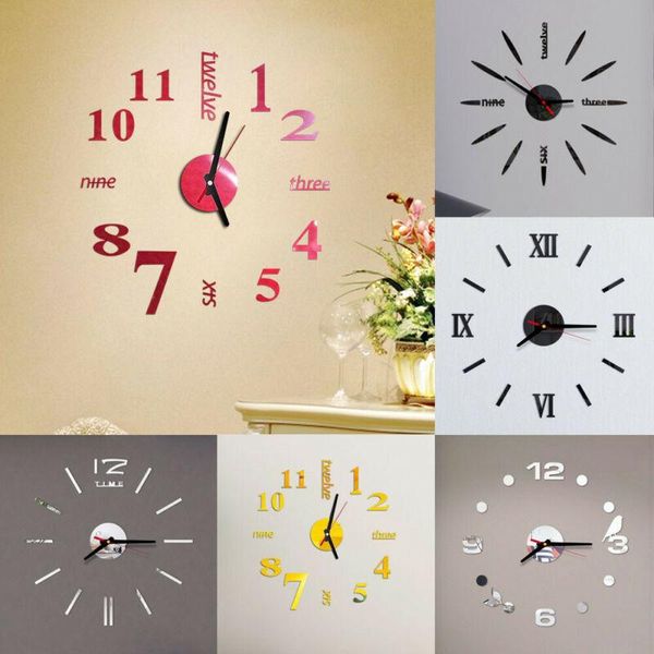 wall clocks large clock big watch decal 3d stickers roman numerals diy modern living room home decoration
wall clocks large clock big watch decal 3d stickers roman numerals diy modern living room home decoration