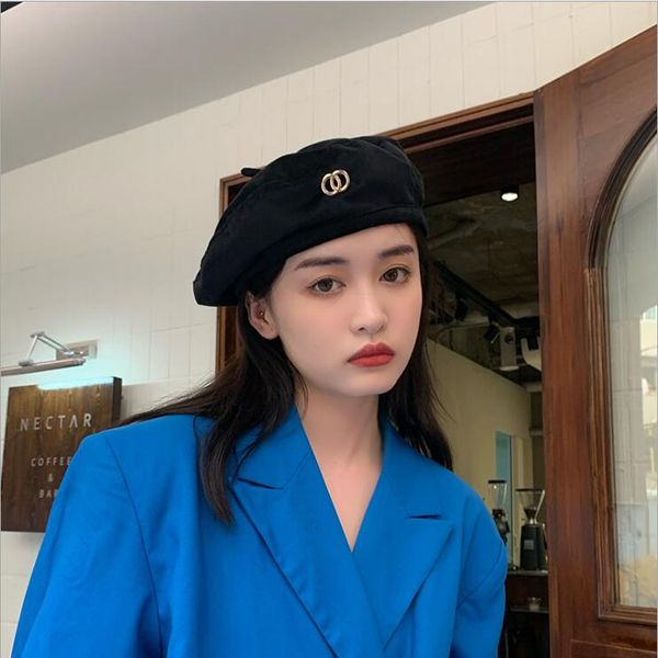 good a++ net red temperament velvet beret hat berets haps caps dmlm033a fashion female autumn and winter knight painter cap, Blue;gray
good a++ net red temperament velvet beret hat berets haps caps dmlm033a fashion female autumn and winter knight painter cap, Blue;gray