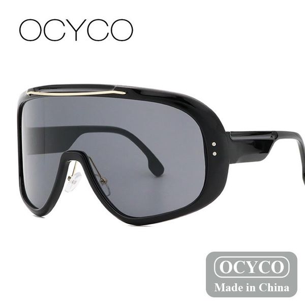 sunglasses 2021 luxury oversize one piece women vintage sunglass punk sun glasses men oculos feminino lentes gafas de sol uv400, White;black
sunglasses 2021 luxury oversize one piece women vintage sunglass punk sun glasses men oculos feminino lentes gafas de sol uv400, White;black