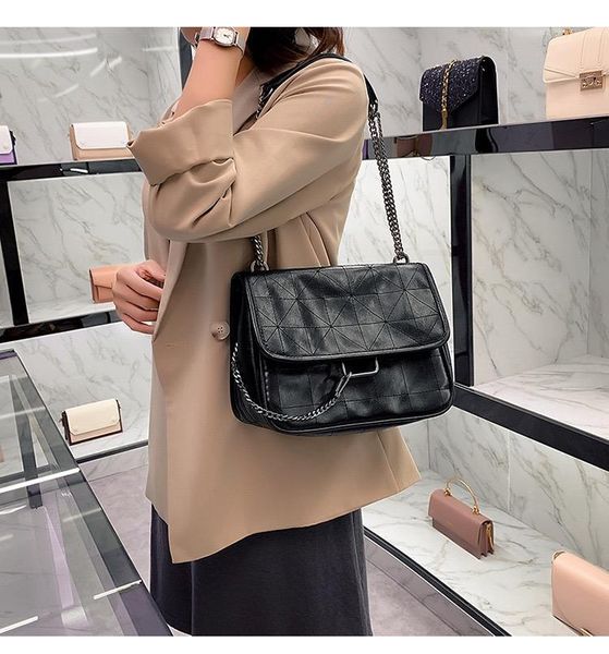 new stray black wild soft one-shoulder messenger bag shoulder women luxury rhombus chain cross body
new stray black wild soft one-shoulder messenger bag shoulder women luxury rhombus chain cross body