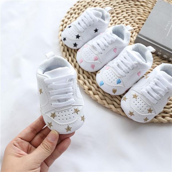 first walkers born baby toddler shoes cartoon monochrome love stars print non-slip girls boys casual flat
first walkers born baby toddler shoes cartoon monochrome love stars print non-slip girls boys casual flat