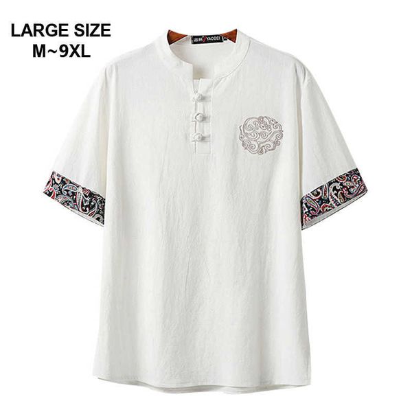 chinese style large size m-9xl men's summer casual loose v-neck white short sleeve t-shirt man t-shirts 5xl 6xl 7xl 8xl 9xl 210623, White;black
chinese style large size m-9xl men's summer casual loose v-neck white short sleeve t-shirt man t-shirts 5xl 6xl 7xl 8xl 9xl 210623, White;black