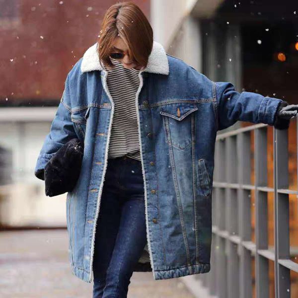2021 new women's jeans coat, thick, casual, medium long, wool, slim, autumn and winter series 79e7, Black
2021 new women's jeans coat, thick, casual, medium long, wool, slim, autumn and winter series 79e7, Black