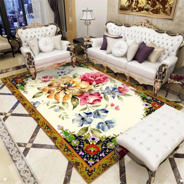 european-style hand-painted rich and honorable big flowers kitchen living room bedroom bedside carpet floor mat customization carpets
european-style hand-painted rich and honorable big flowers kitchen living room bedroom bedside carpet floor mat customization carpets
