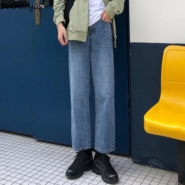 high waist women jeans fake zippers straight retro spring simple korean style denim loose elegant students all-match leisure women's, Blue
high waist women jeans fake zippers straight retro spring simple korean style denim loose elegant students all-match leisure women's, Blue