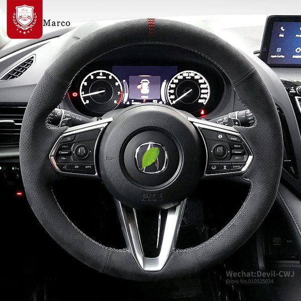 steering wheel cover for acura cdx tlx-l rdx mdx auto alcantara suede hand stitch soft hand grip premium leather car accessories
steering wheel cover for acura cdx tlx-l rdx mdx auto alcantara suede hand stitch soft hand grip premium leather car accessories