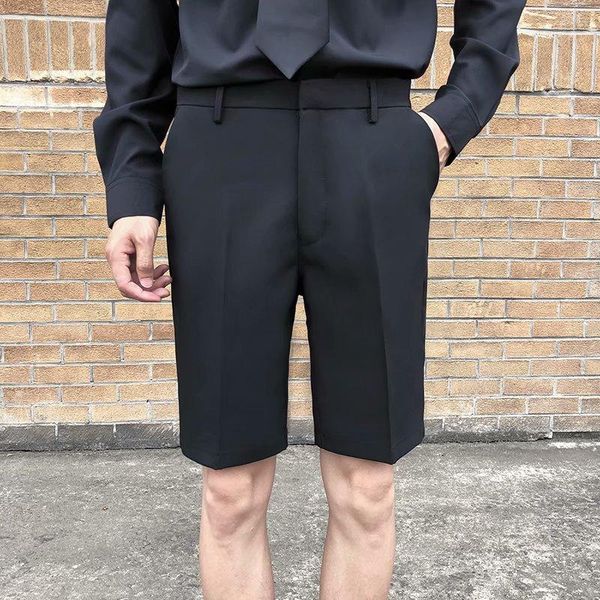 men's shorts summer thin mens 5 colors fashion business casual dress suit male england straight streetwear five points pants, White;black
men's shorts summer thin mens 5 colors fashion business casual dress suit male england straight streetwear five points pants, White;black
