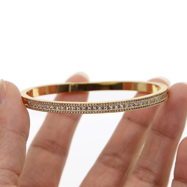 charm bracelets delicate 56mm bangles cuff luxury style simple matte gold cz rhinestone buckle bracelet for office lady jewelry, Golden;silver
charm bracelets delicate 56mm bangles cuff luxury style simple matte gold cz rhinestone buckle bracelet for office lady jewelry, Golden;silver