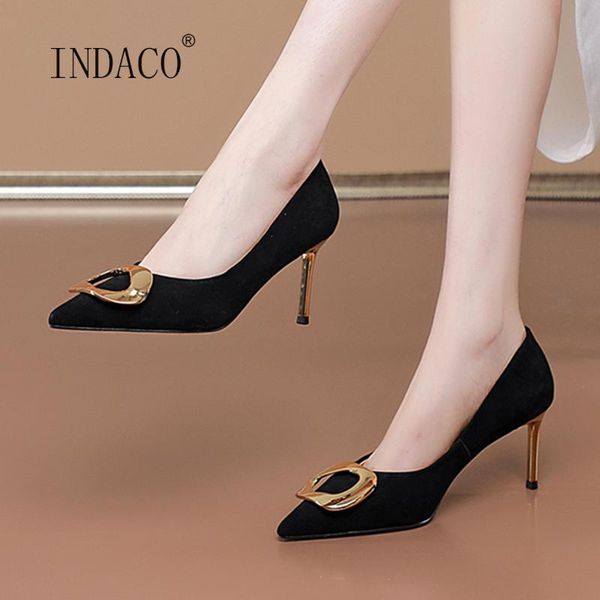 spring shoes women suede pointed toe thin heels 7.5cm black wine red metal buckle decoration wedding dress
spring shoes women suede pointed toe thin heels 7.5cm black wine red metal buckle decoration wedding dress