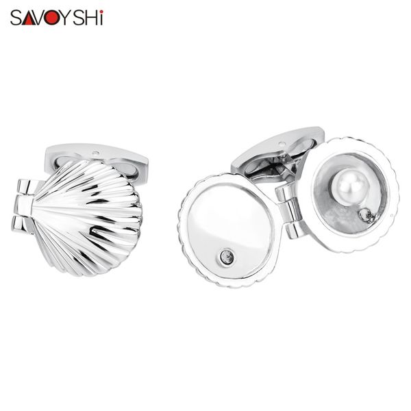 savoyshi est novelty cufflinks for mens shirts cuffs silver color clam shell cuff links male gift jewelry carving
savoyshi est novelty cufflinks for mens shirts cuffs silver color clam shell cuff links male gift jewelry carving