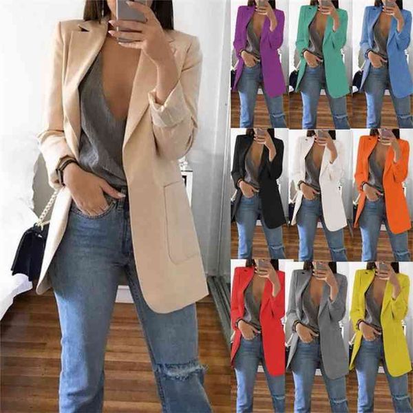 brand arrival autumn women long sleeve jacket 5xl office lady slim coat outwear casual black red white 210922, Black;brown
brand arrival autumn women long sleeve jacket 5xl office lady slim coat outwear casual black red white 210922, Black;brown
