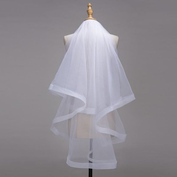 bridal veils veil ribbon edge two layer wedding with comb white ivory tulle velo de novia accessories, Black
bridal veils veil ribbon edge two layer wedding with comb white ivory tulle velo de novia accessories, Black
