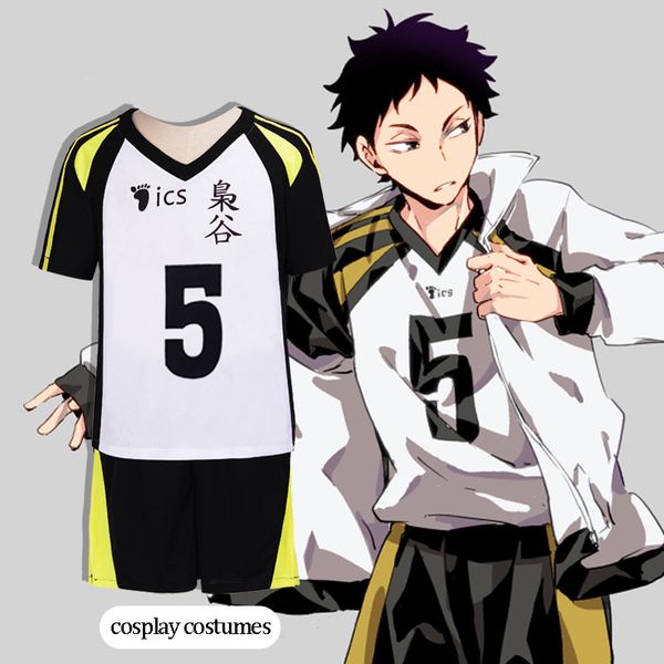 anime haikyuu cosplay costume bokuto koutarou akaashi keiji cosplay jersey sports wear volleyball uniform cos and shorts, Black
anime haikyuu cosplay costume bokuto koutarou akaashi keiji cosplay jersey sports wear volleyball uniform cos and shorts, Black