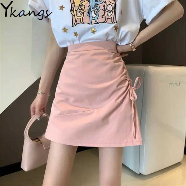 irregular drawstring pleated mini skirt slim high waist lace-up short skirt women korean fashion streetwear a-line saia 210619, Black
irregular drawstring pleated mini skirt slim high waist lace-up short skirt women korean fashion streetwear a-line saia 210619, Black