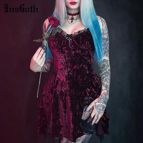 gothic vintage lace red women dresses mini grunge dark high waist slit goth lolita noble velvet party, Black;gray
gothic vintage lace red women dresses mini grunge dark high waist slit goth lolita noble velvet party, Black;gray