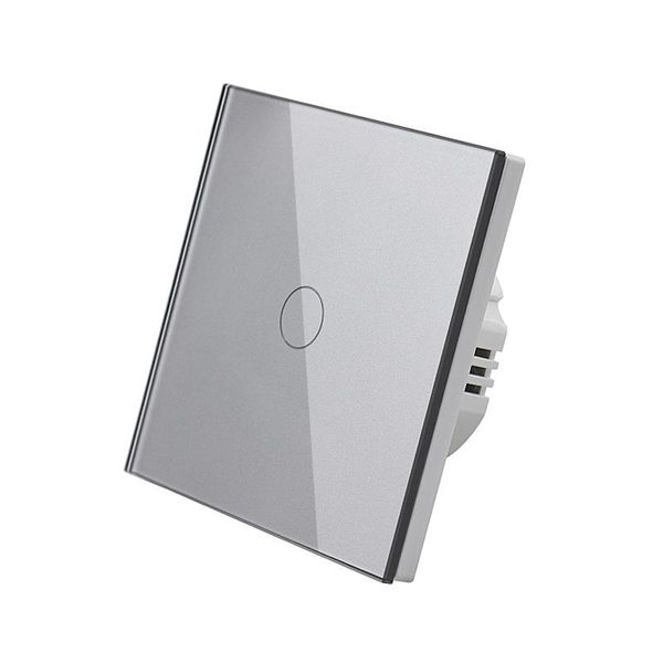 smart home control crystal glass touch switch 1 gang way wall light eu standard accessories
smart home control crystal glass touch switch 1 gang way wall light eu standard accessories