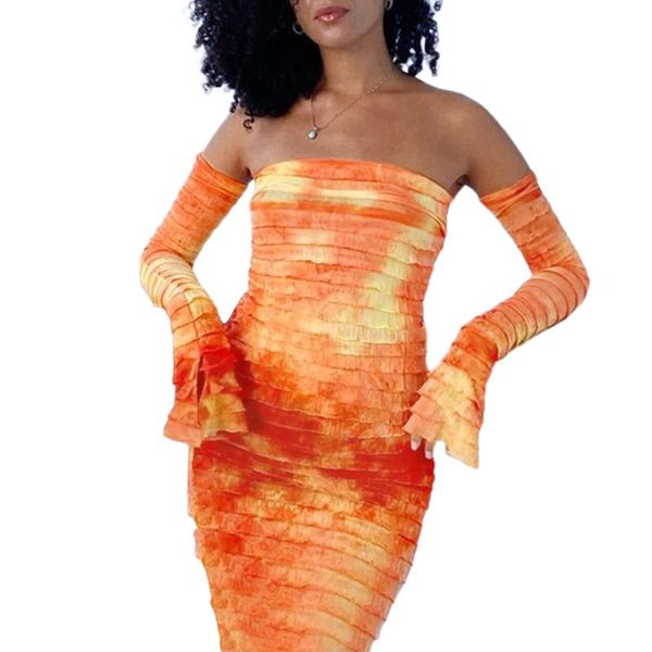 women's swimwear women tie-dye print dress adults summer off-shoulder long sleeve boat neck, White;black
women's swimwear women tie-dye print dress adults summer off-shoulder long sleeve boat neck, White;black