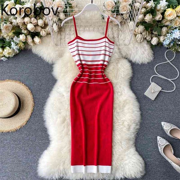 korobov summer off shoulder camis long dress high waist hip bodycon mutlicolor vestido contrast color striped knit ropa 210430, Black;gray
korobov summer off shoulder camis long dress high waist hip bodycon mutlicolor vestido contrast color striped knit ropa 210430, Black;gray