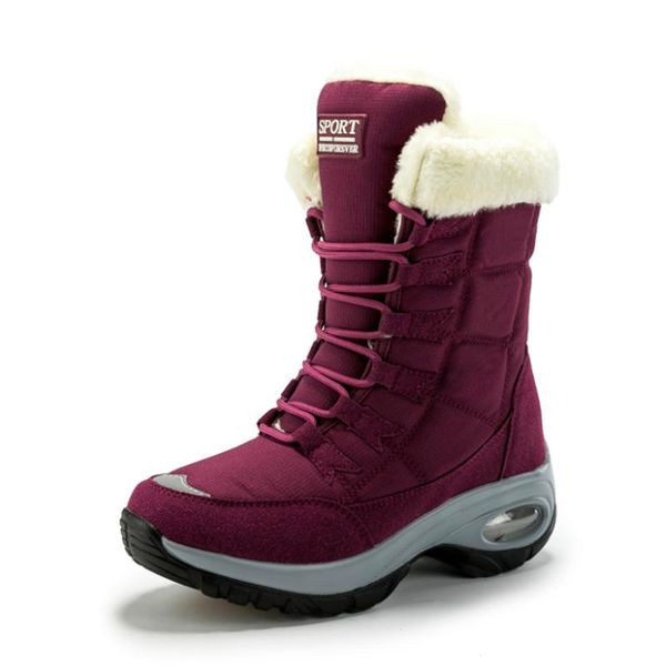 boots 2021 women winter keep warm quality mid-calf snow ladies lace-up comfortable waterproof booties, Black
boots 2021 women winter keep warm quality mid-calf snow ladies lace-up comfortable waterproof booties, Black