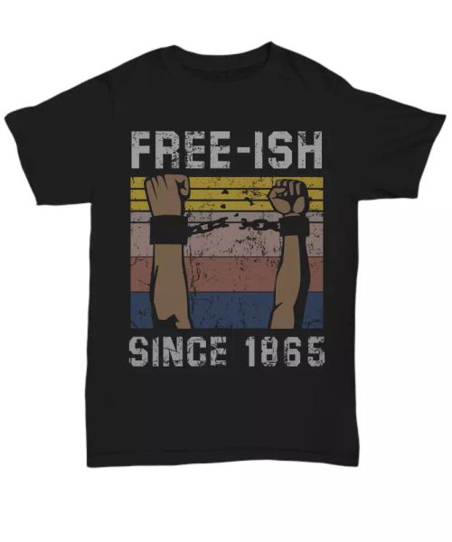 proud black people ish since 1865 t-shirt for black men women melanin tee, White;black
proud black people ish since 1865 t-shirt for black men women melanin tee, White;black