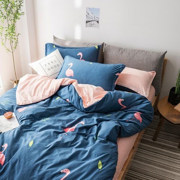 bedding sets home textile dark blue flamingo pink duvet cover pillowcase flat sheet teen girl woman set full bed linen
bedding sets home textile dark blue flamingo pink duvet cover pillowcase flat sheet teen girl woman set full bed linen