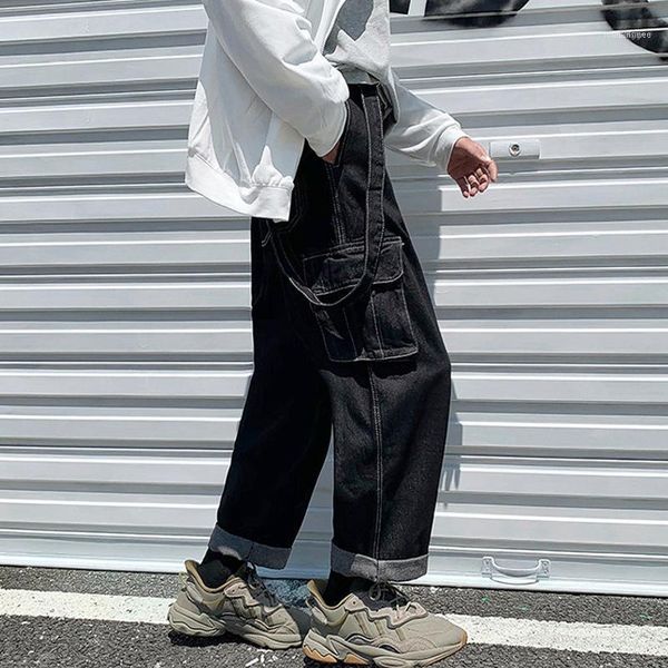 men's jeans 2021 streetwear fashion denim cargo pants men hip hop straight vintage black 2xl plus size high waist homme overalls1, Blue
men's jeans 2021 streetwear fashion denim cargo pants men hip hop straight vintage black 2xl plus size high waist homme overalls1, Blue