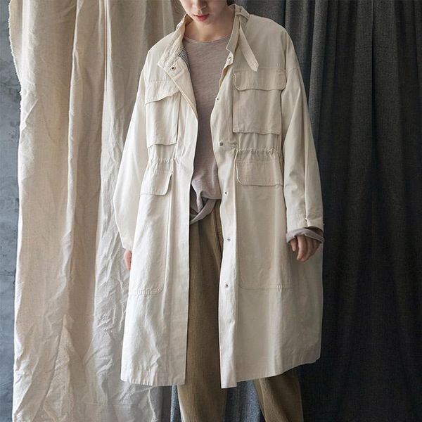 women's trench coats scuwlinen 2021 women autumn winter plus size loose solid double layers outerwear long coat casual beparkas s18255, Tan;black
women's trench coats scuwlinen 2021 women autumn winter plus size loose solid double layers outerwear long coat casual beparkas s18255, Tan;black