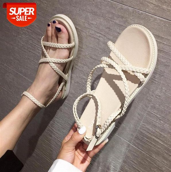 8500-35 roman open-toe flat sandals women's shoes all-match braided flat-heel #w36i, Black
8500-35 roman open-toe flat sandals women's shoes all-match braided flat-heel #w36i, Black