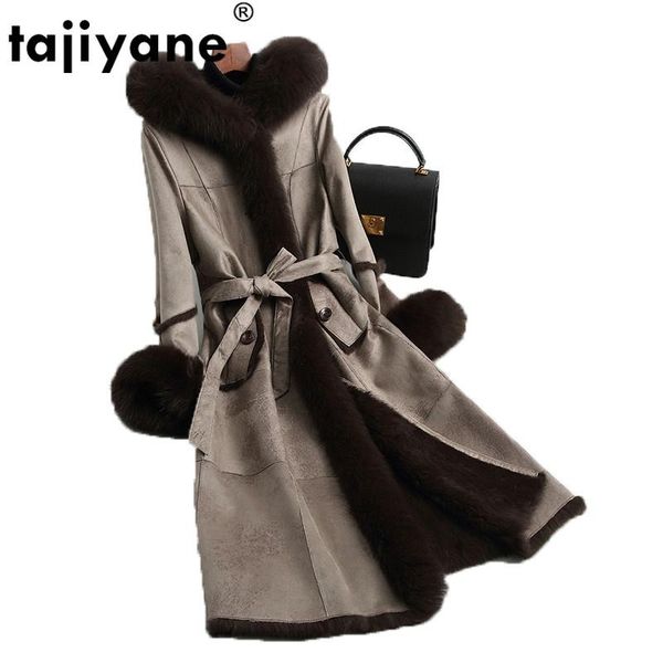 women's fur & faux real coat autumn winter jacket women clothes 2021 collar korean vintage coats manteau femme hiver zt1218, Black
women's fur & faux real coat autumn winter jacket women clothes 2021 collar korean vintage coats manteau femme hiver zt1218, Black