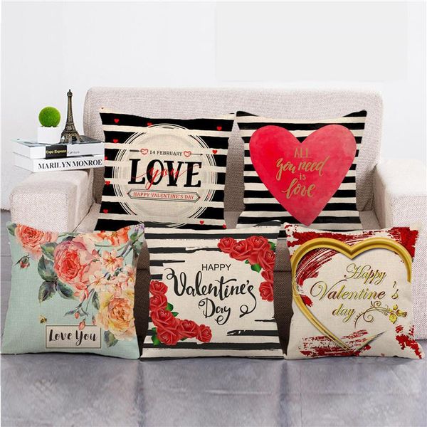 cushion/decorative pillow gztzmy 2021 valentine's day gift case cushion covers 45*45cm artificial linen cover sofa car decor pillowcase
cushion/decorative pillow gztzmy 2021 valentine's day gift case cushion covers 45*45cm artificial linen cover sofa car decor pillowcase
