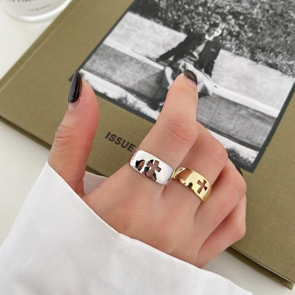 cluster rings temperament vintage cross for women gift opening 925 sterling-silver-jewelry ring, Golden;silver
cluster rings temperament vintage cross for women gift opening 925 sterling-silver-jewelry ring, Golden;silver