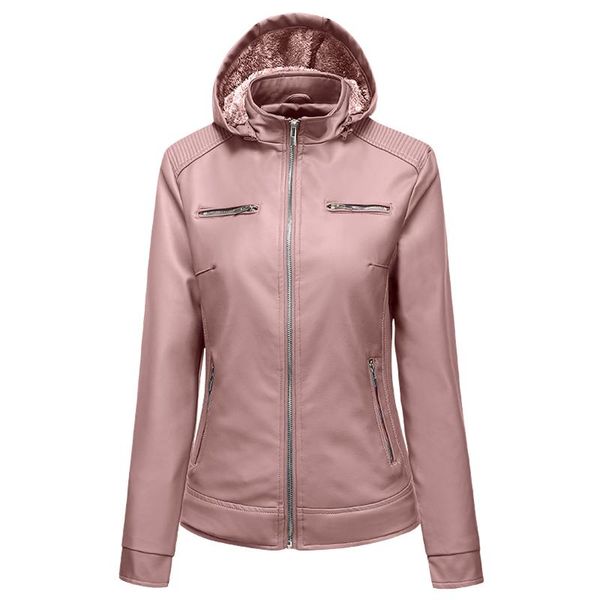 women's jackets faux leather jacket women 2021 basic coat female winter motorcycle pu zipper hoodies outerwear g2, Black;brown
women's jackets faux leather jacket women 2021 basic coat female winter motorcycle pu zipper hoodies outerwear g2, Black;brown