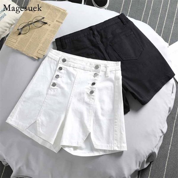 summer high waist denim shorts casual black white women korean loose short jeans female 10251 210512, White;black
summer high waist denim shorts casual black white women korean loose short jeans female 10251 210512, White;black