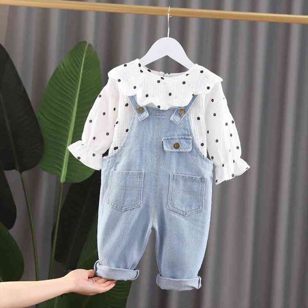 childrens clothing set girls pants baby jeans t shirt kids overalls little trousers, Blue
childrens clothing set girls pants baby jeans t shirt kids overalls little trousers, Blue