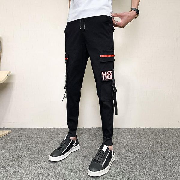 korean summer pantalon homme fashion side pockets cargo pants men clothing 2021 streetwear slim fit casual joggers trousers 36 men's, Black
korean summer pantalon homme fashion side pockets cargo pants men clothing 2021 streetwear slim fit casual joggers trousers 36 men's, Black