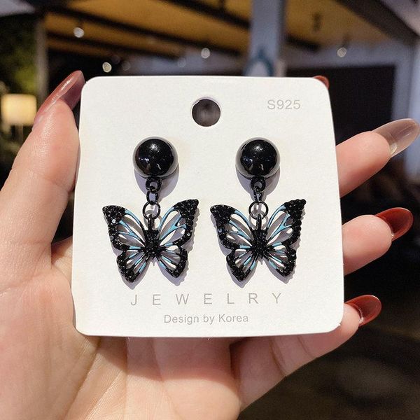 dangle & chandelier y2k sweet cool black butterfly earrings premium texture temperamental elegant hypoallergenic metal drop gifts, Silver
dangle & chandelier y2k sweet cool black butterfly earrings premium texture temperamental elegant hypoallergenic metal drop gifts, Silver